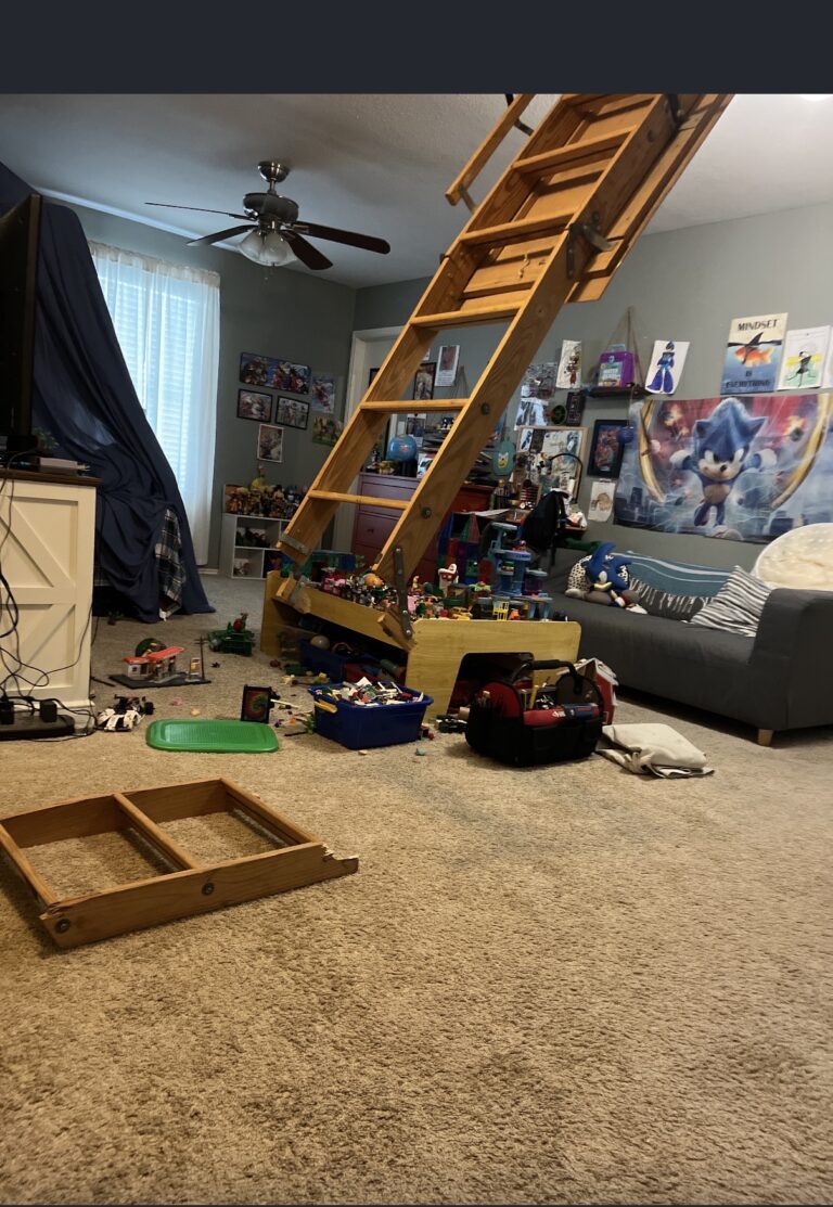 Attic Ladder Replacement in San Antonio — aluminum attic ladder